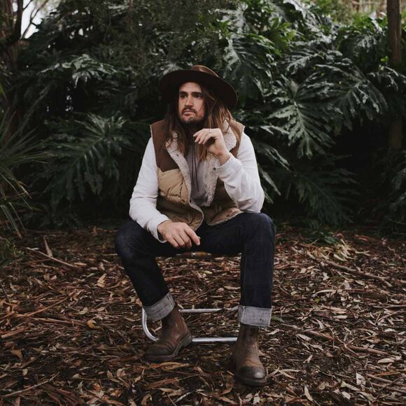 Will + Bear Woodley Scout Hat With Lanyard in Auburn Size S main image 5